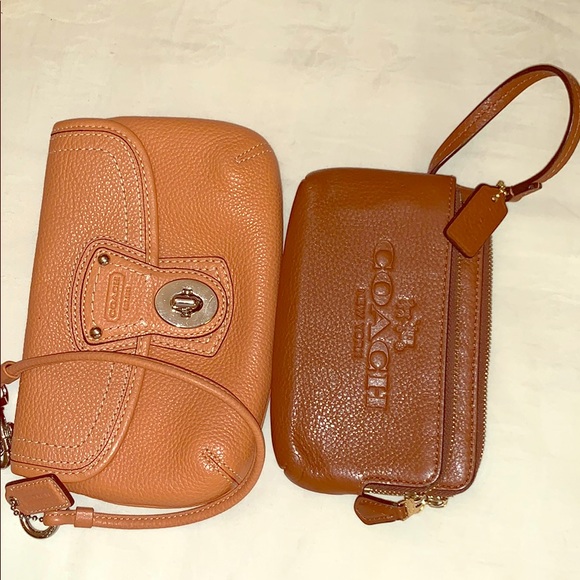 Coach Handbags - Coach Leather Wristlets